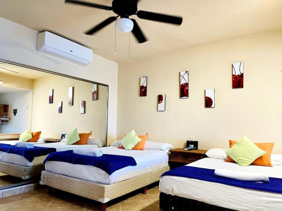 Punta Me Apartment Beach Front In The Hotel & Waterpark แคนคูน ภายนอก รูปภาพ